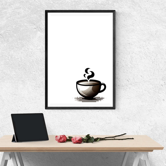 Printable Coffee Cup kitchen Wall Decor - KY designX