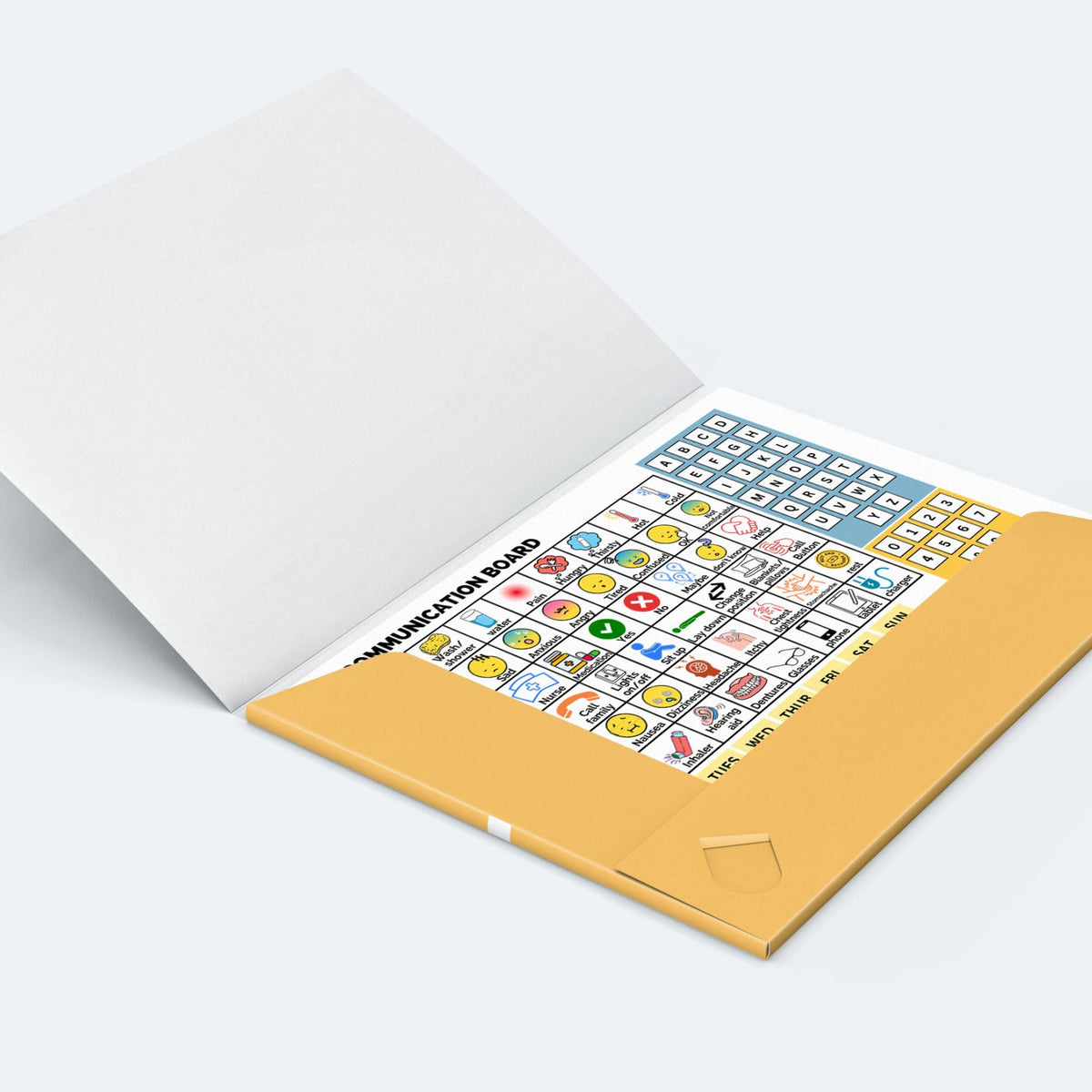 Printable Communication Board for Hospital Setting - KY designX