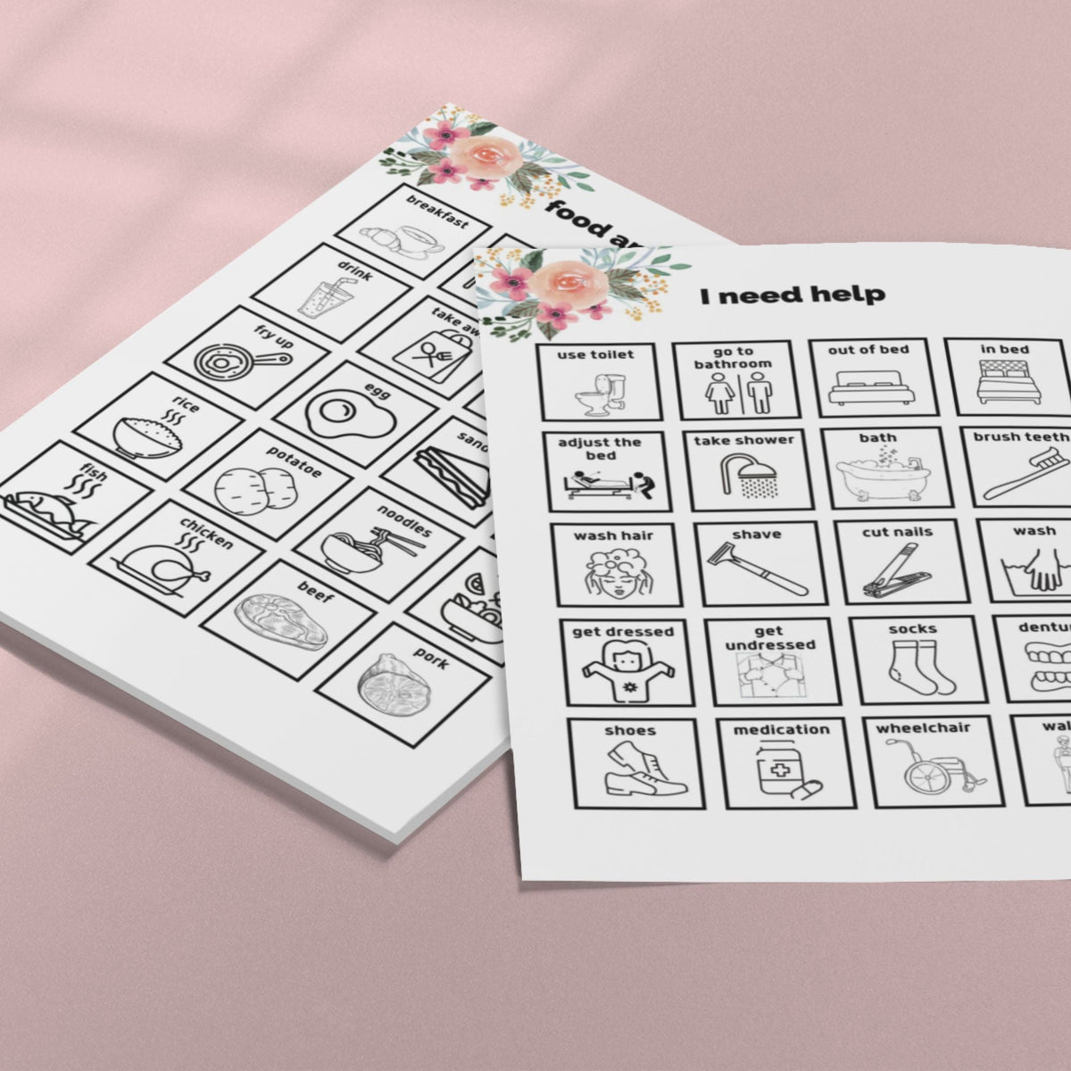 Printable Communication Boards for Adults - KY designX