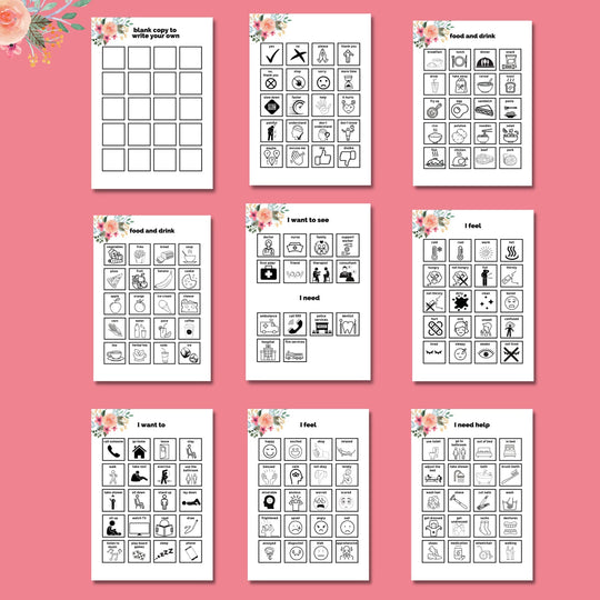 Printable Communication Boards for Adults - KY designX
