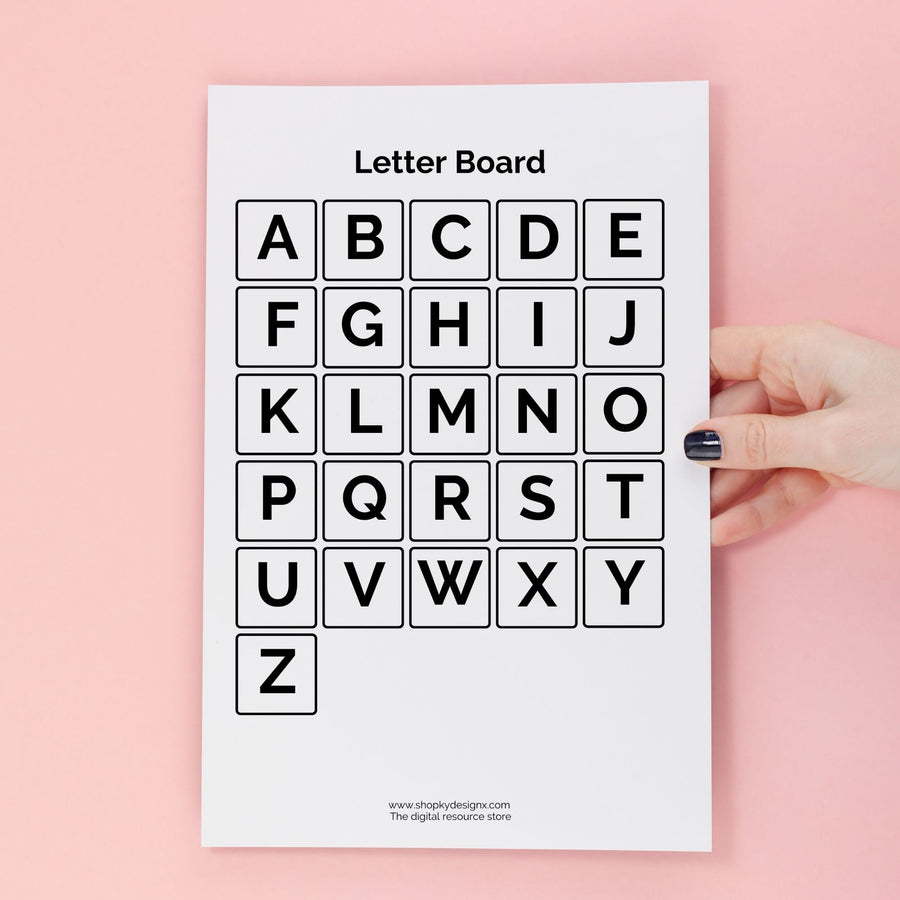 Printable Communication Boards for Critical Care - KY designX