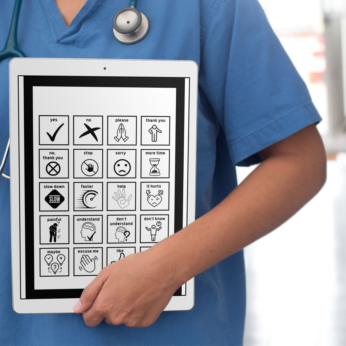 Printable Communication boards for non-verbal - Default Title - KY designX