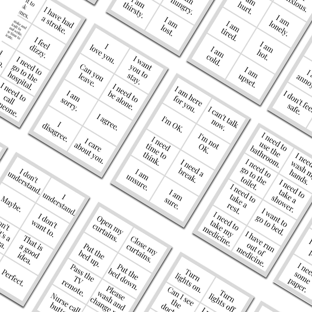 Printable Communication Cards for Adults - KY designX printable-communication-cards-for-adults-ky-designx