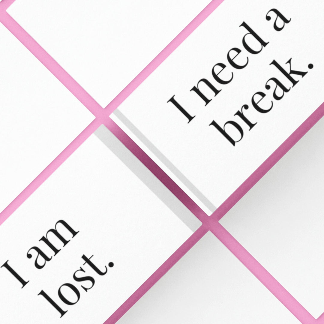 Printable Communication Cards for Adults - KY designX