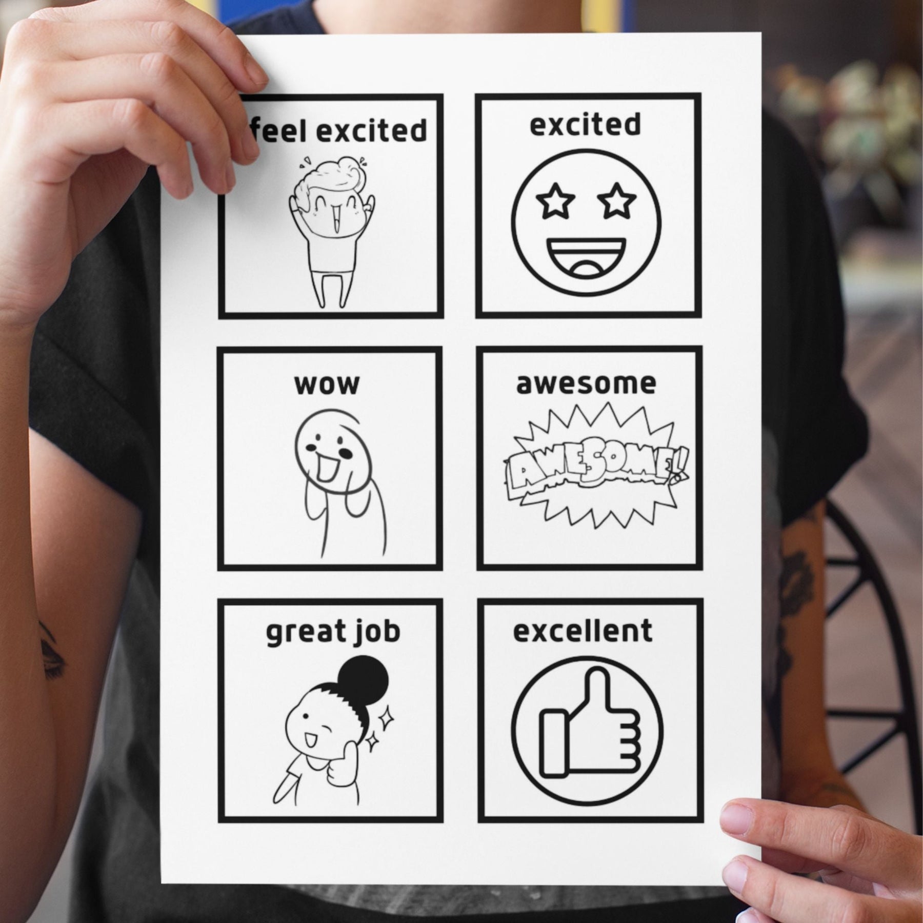 Communication Card Jacket Printable Communication Exchange Cards - KY designX