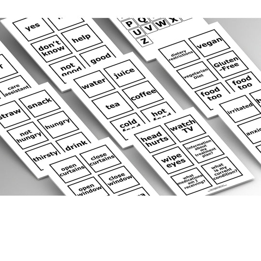 Printable Communication Cards for Hospital - KY designX