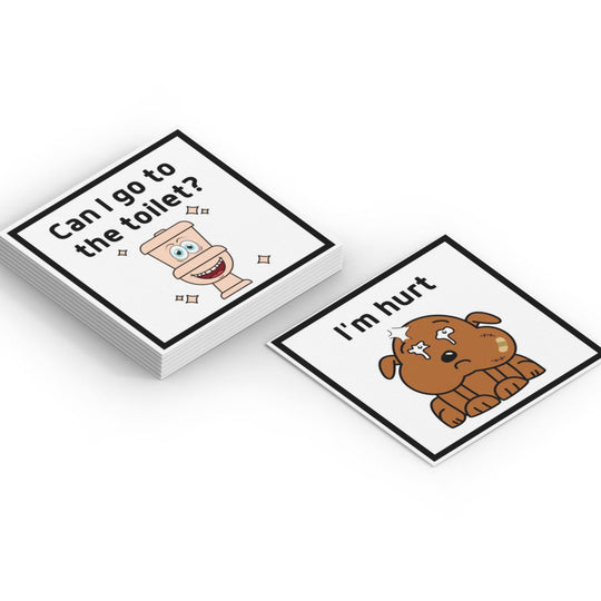 Printable Communication Cards for Selective Mutism - KY designX