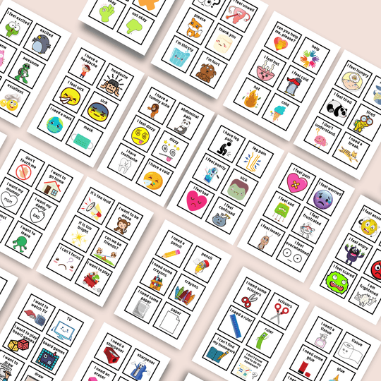 Printable Communication Cards for Selective Mutism - KY designX
