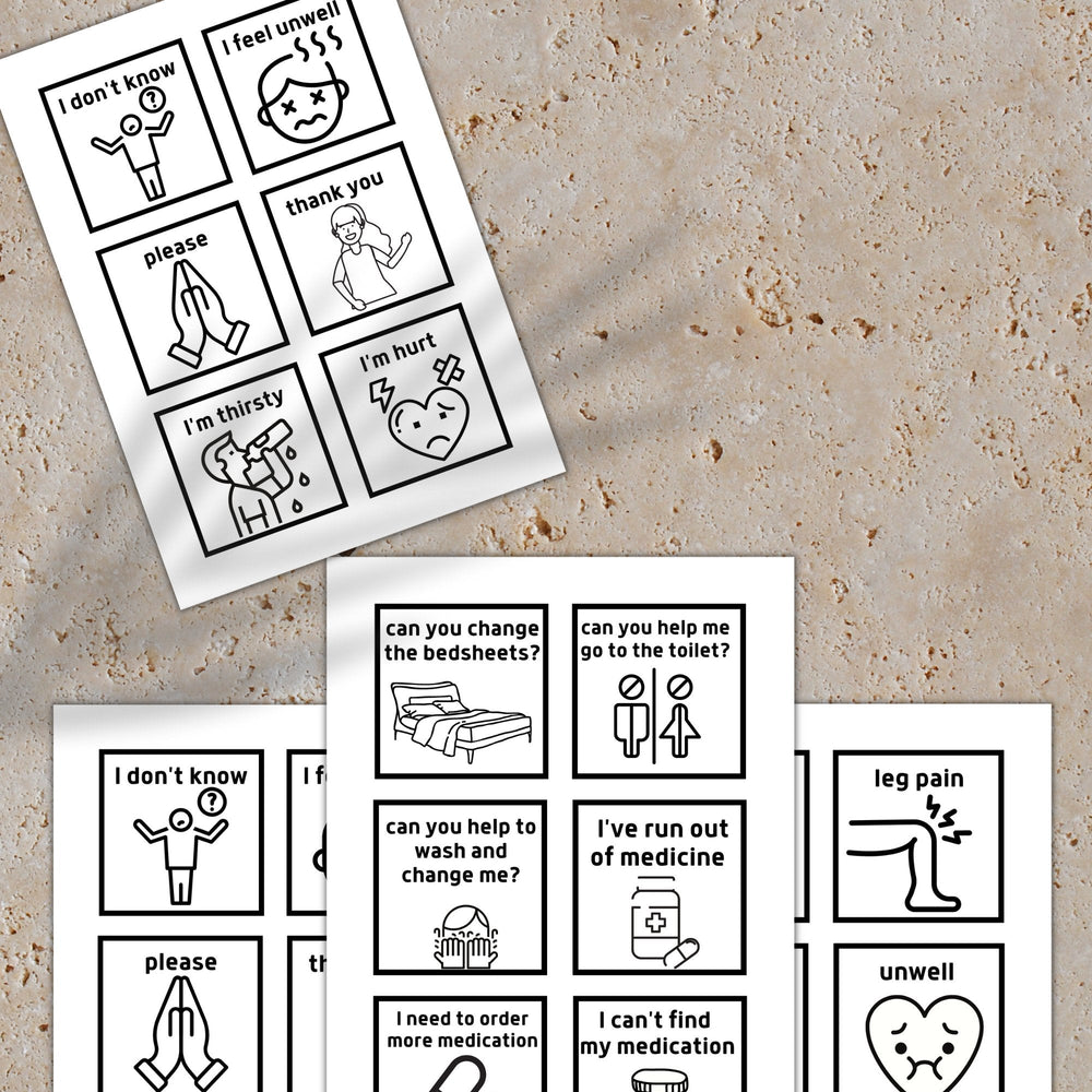 Printable Communication Cards for Selective Mutism - KY designX