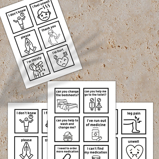 Printable Communication Cards for Selective Mutism - KY designX