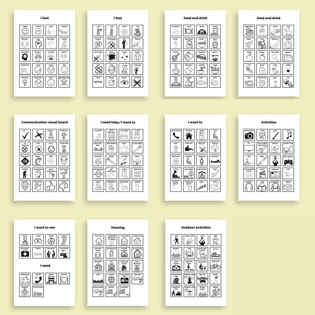 Printable Communication Exchange Boards - KY designX