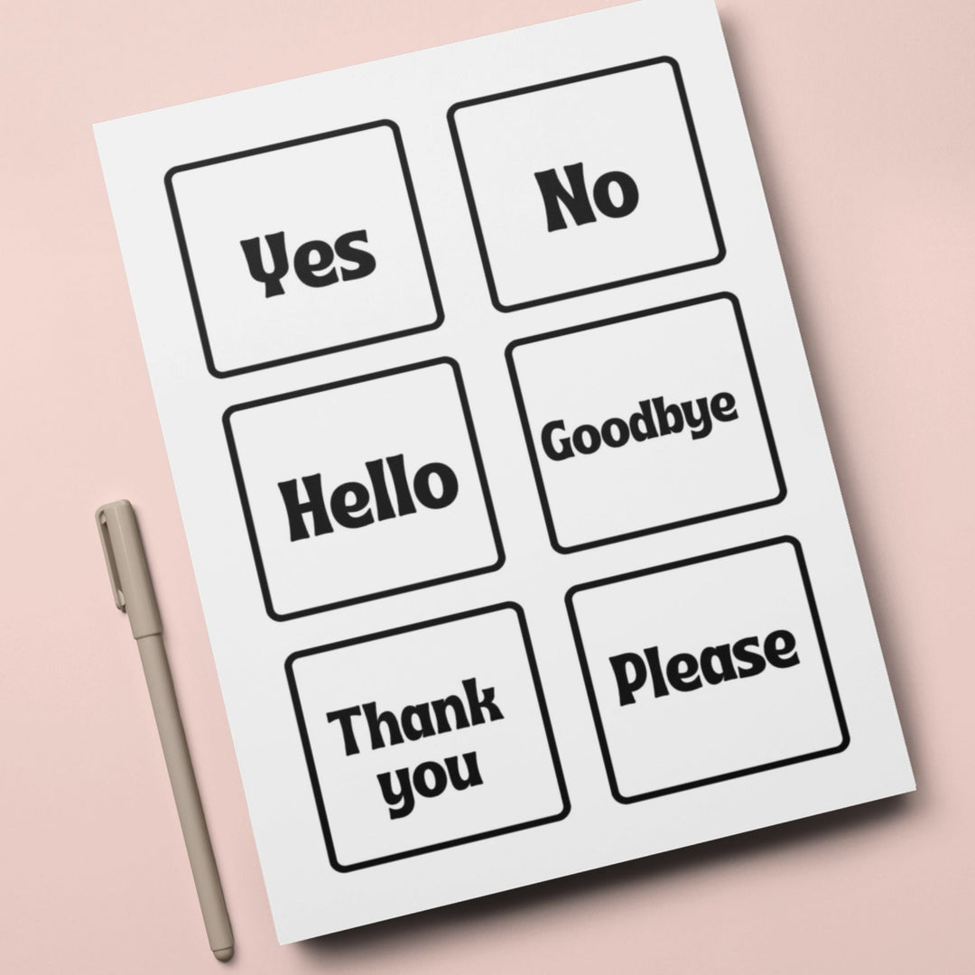 Printable communication exchange Cards - KY designX