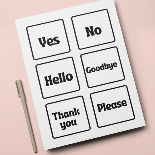 Printable communication exchange Cards - KY designX
