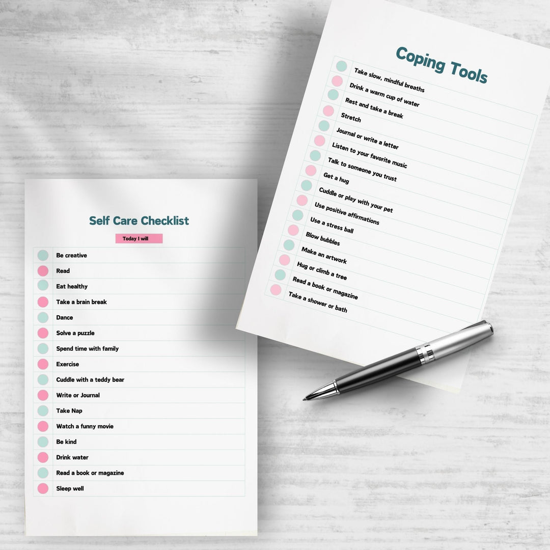 Printable Coping skills Journal for Children - KY designX