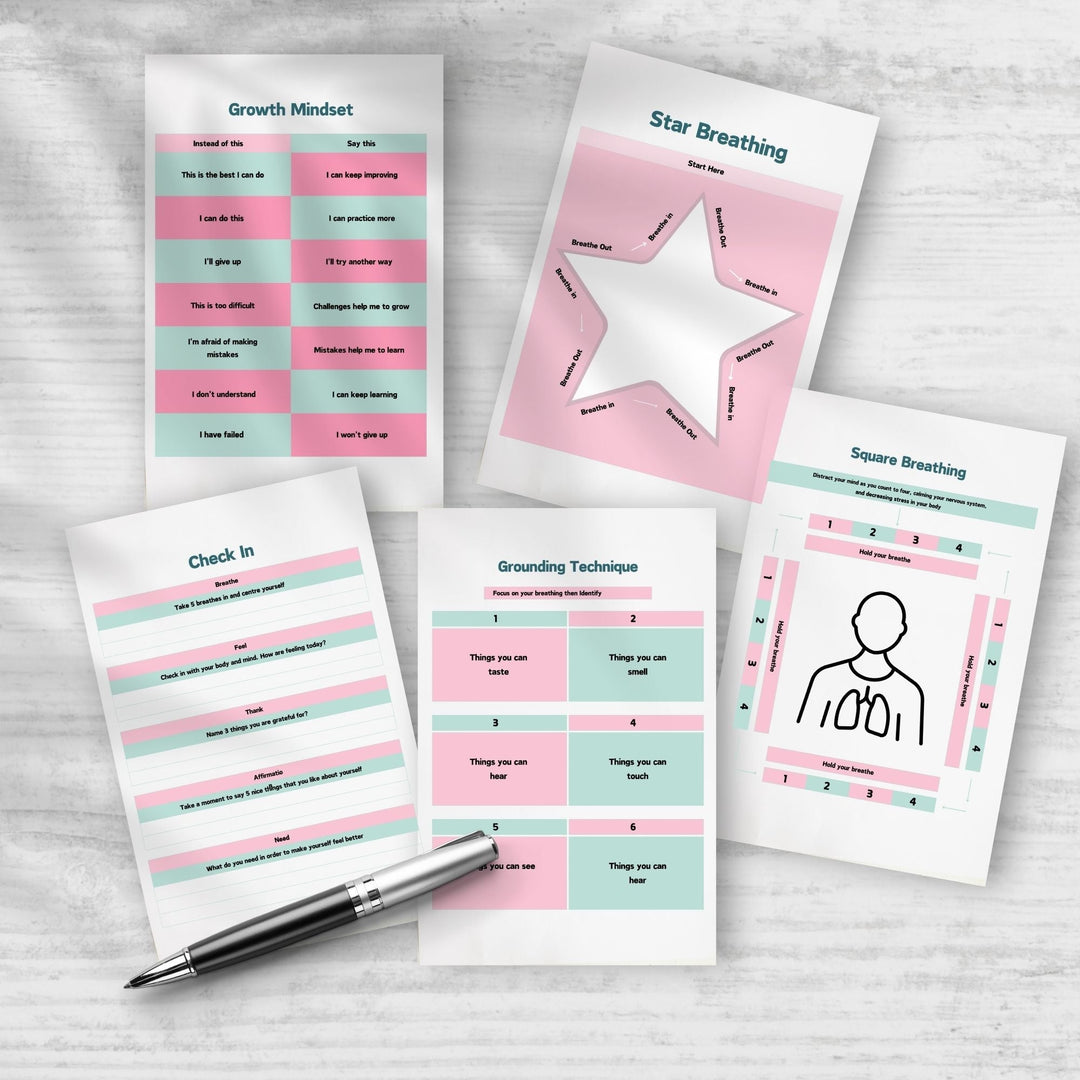 Printable Coping skills Journal for Children - KY designX