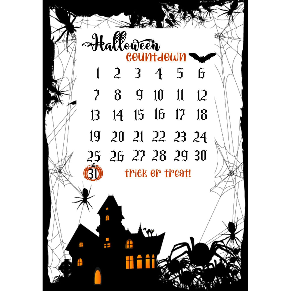 Printable Countdown to Halloween - KY designX