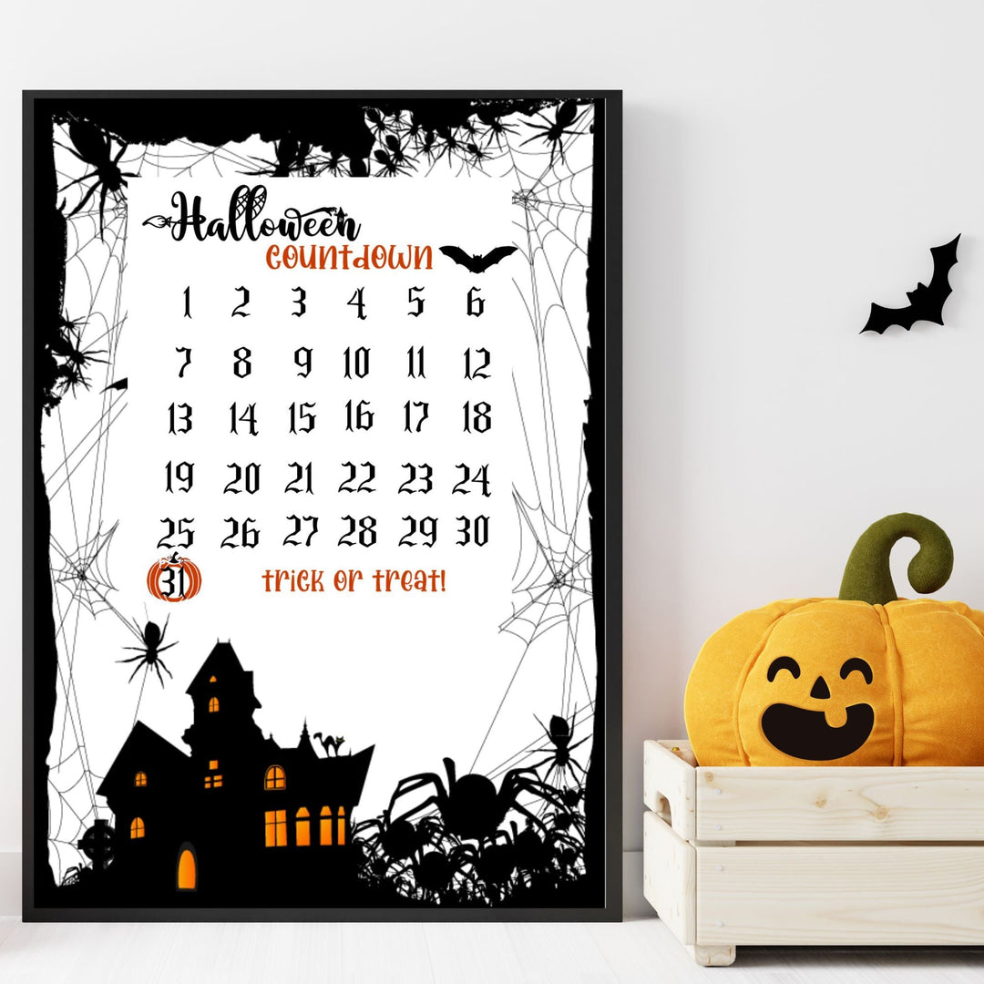 Printable Countdown to Halloween - KY designX