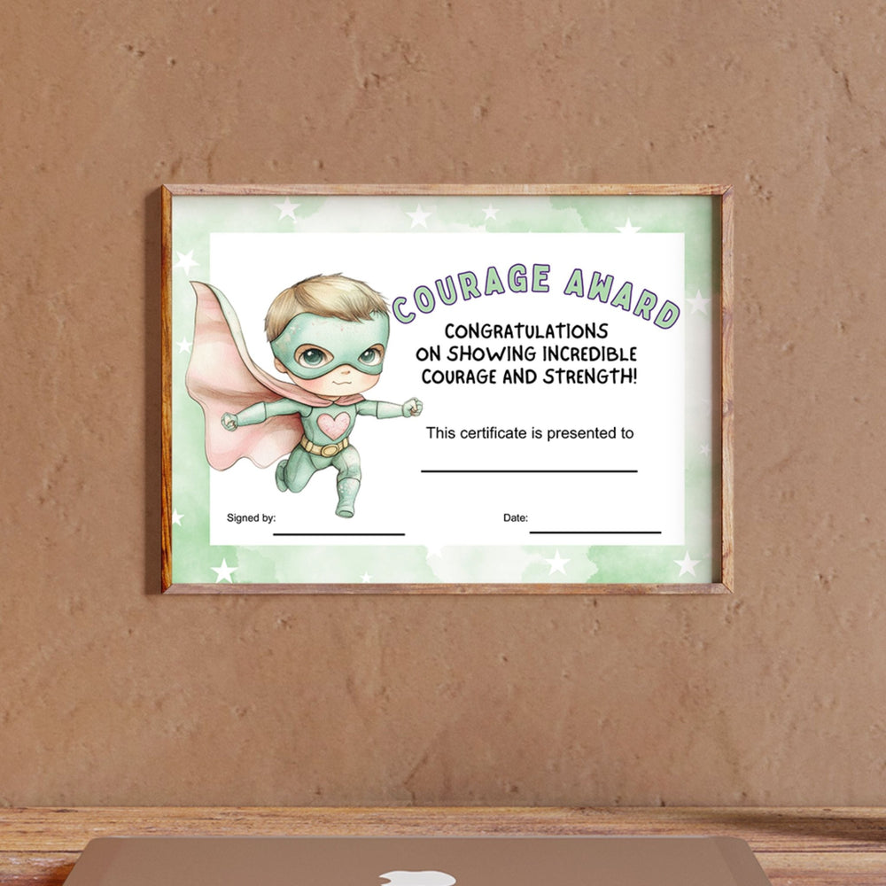 Printable Courage Certificate for Kids - KY designX