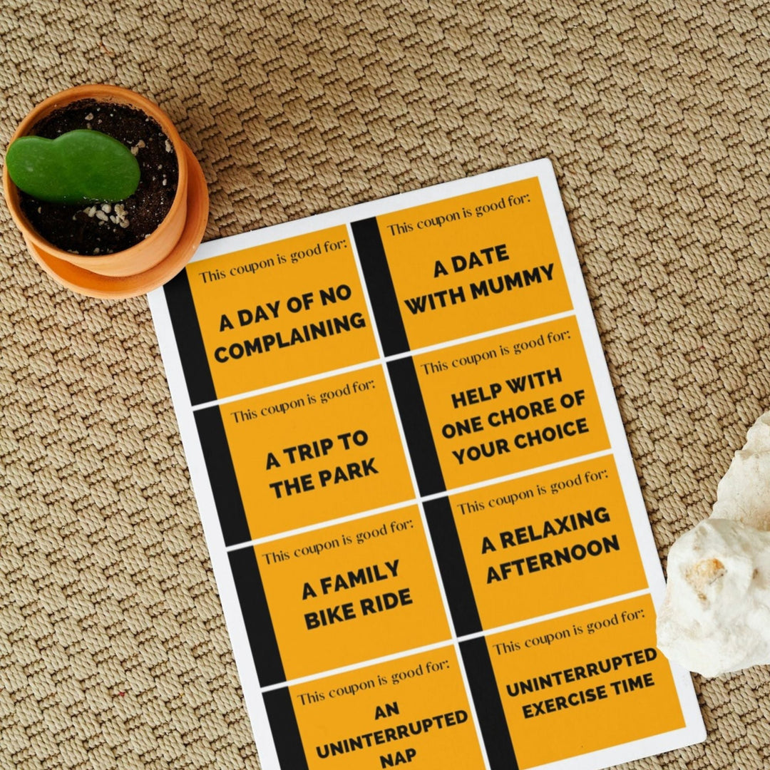 Printable Daddy Coupon Book - KY designX