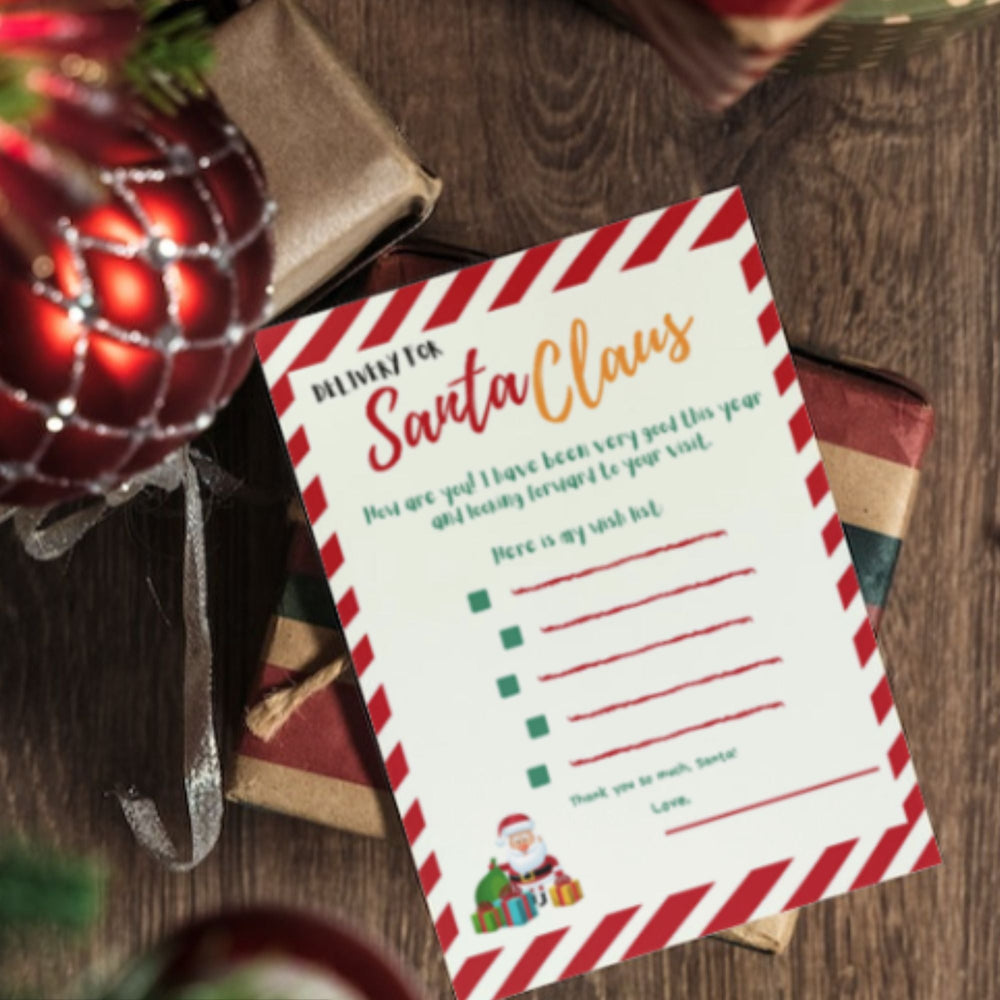 Printable Dear Santa Letter - KY designX