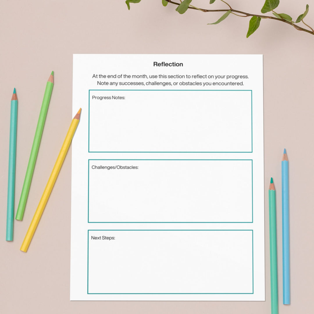 Printable Eco - Friendly Lifestyle Tracker - KY designX