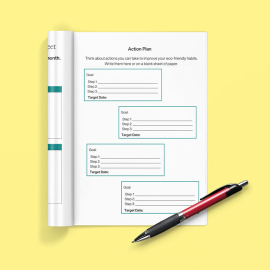 Printable Eco - Friendly Lifestyle Tracker - KY designX
