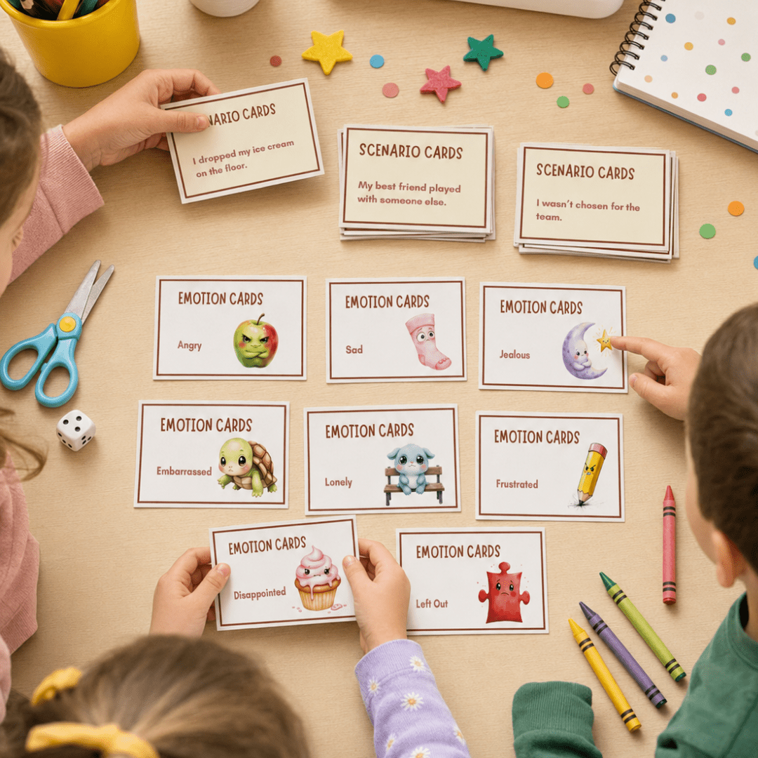 Printable Feelings & Emotions Game for Kids - KY designX