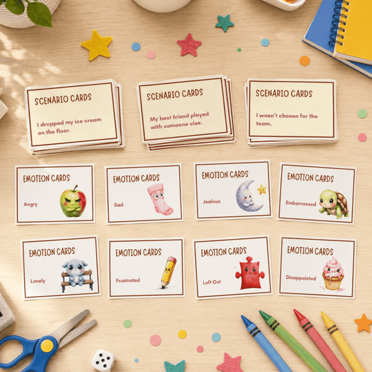 Printable Feelings & Emotions Game for Kids - KY designX