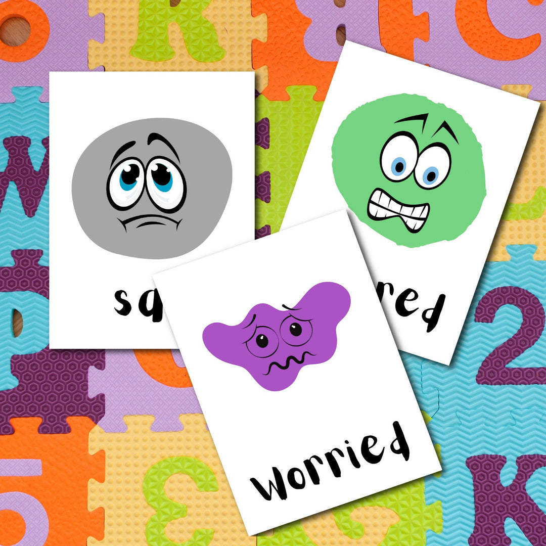 Printable feelings flashcards for children - KY designX