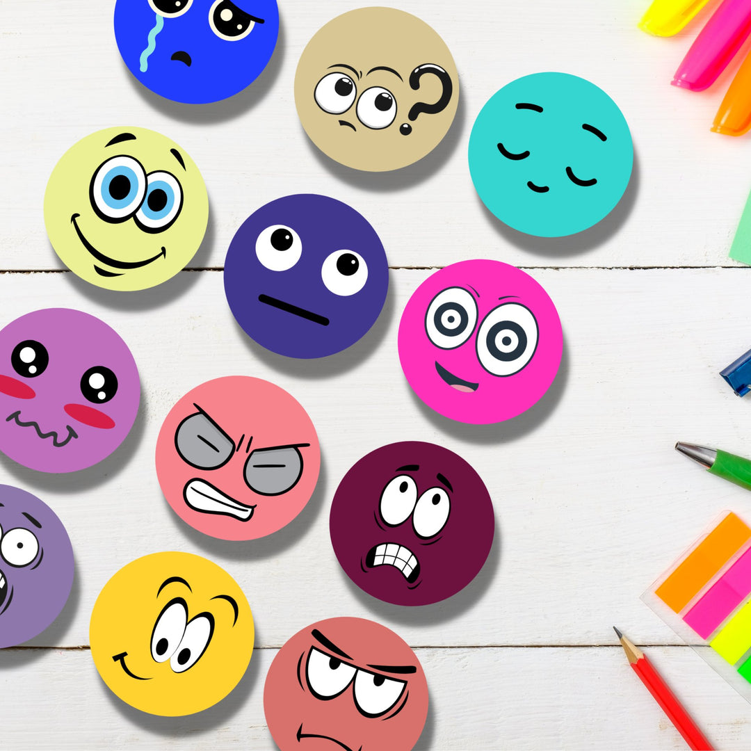 Printable Feelings flashcards for children - KY designX