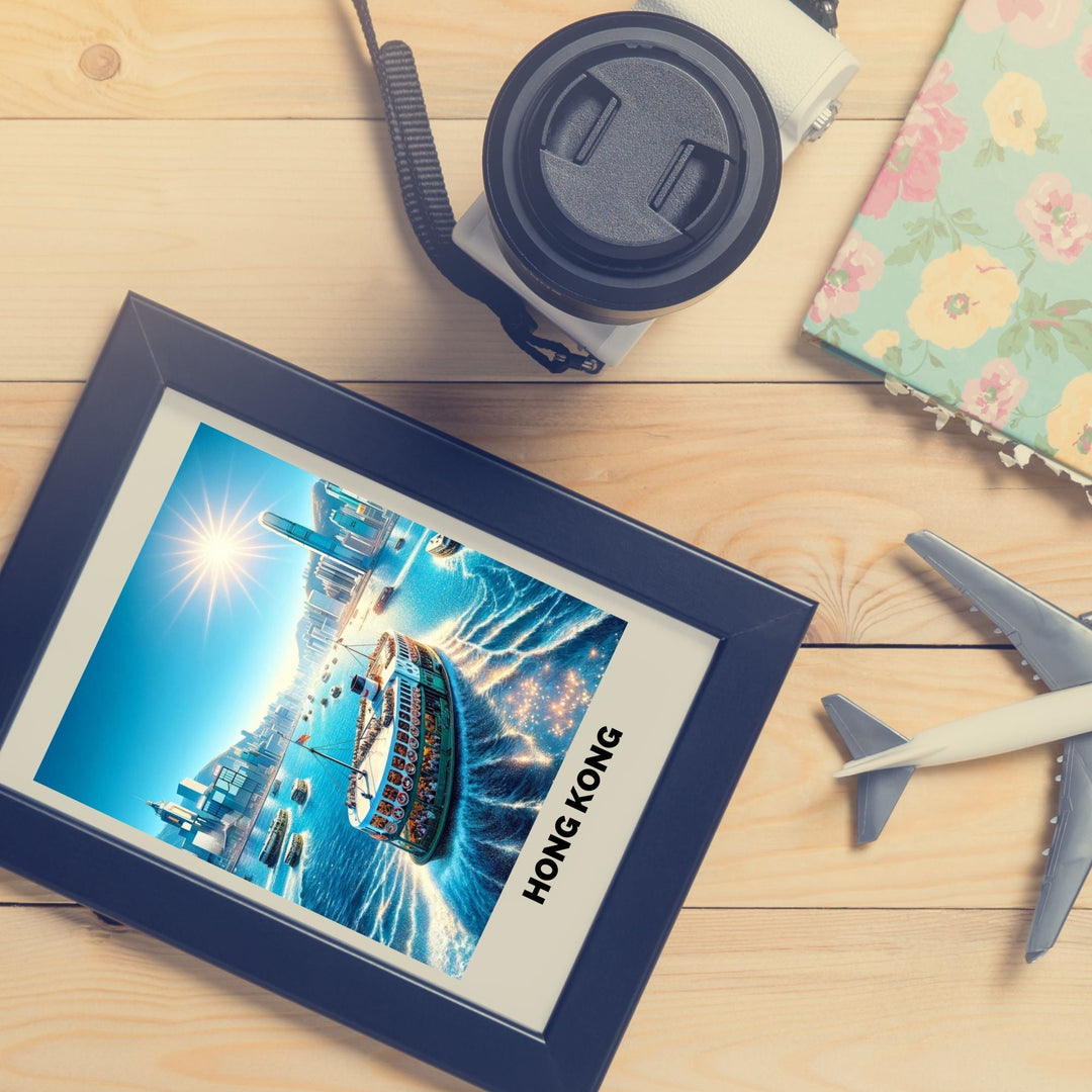 Printable Free Hong Kong Star Ferry Poster - KY designX