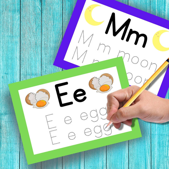 Printable fun alphabet tracing worksheets - KY designX