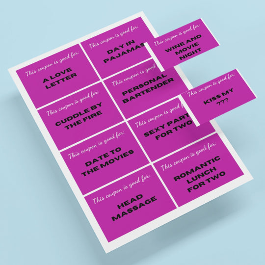 printable fun Love coupons for her - KY designX
