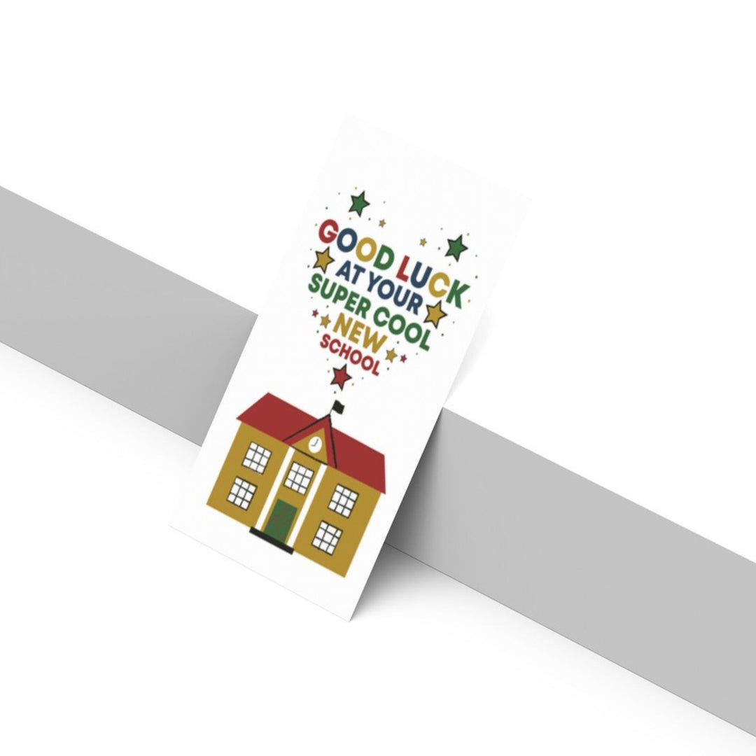 Printable Good Luck at your new school card - KY designX