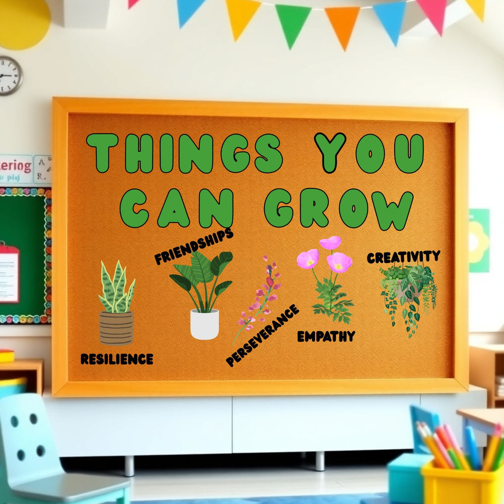 Printable Growth Mindset Bulletin Board Kit - KY designX