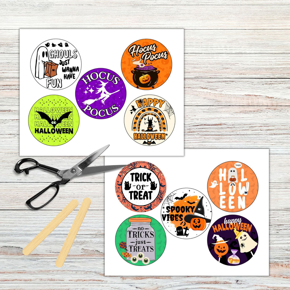 Printable Halloween cake toppers - KY designX