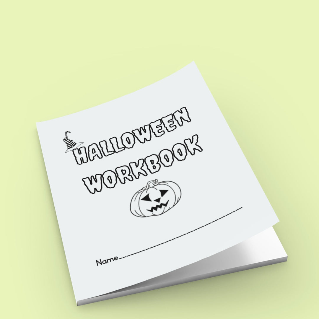 Printable Halloween Childrens Workbook - KY designX