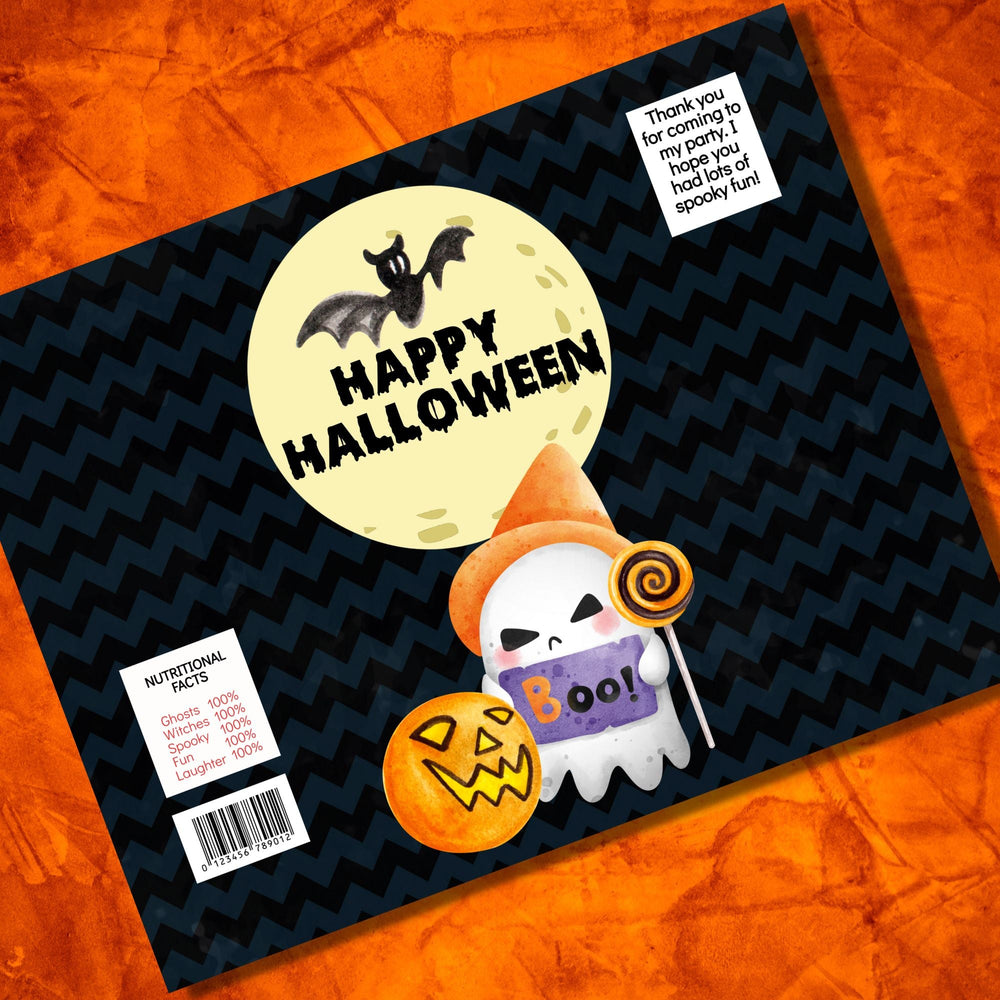 Printable Halloween Chip Bag - KY designX