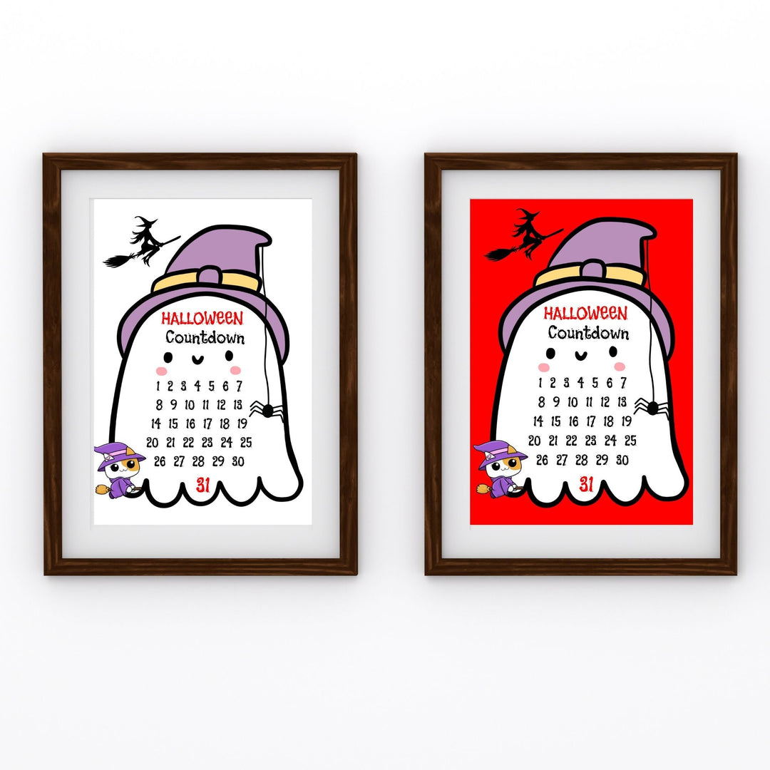 Printable Halloween countdown - KY designX