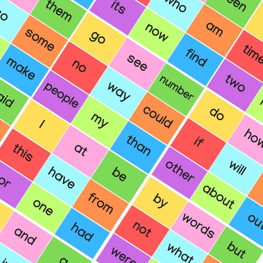 Printable high - frequency word sets - KY designX