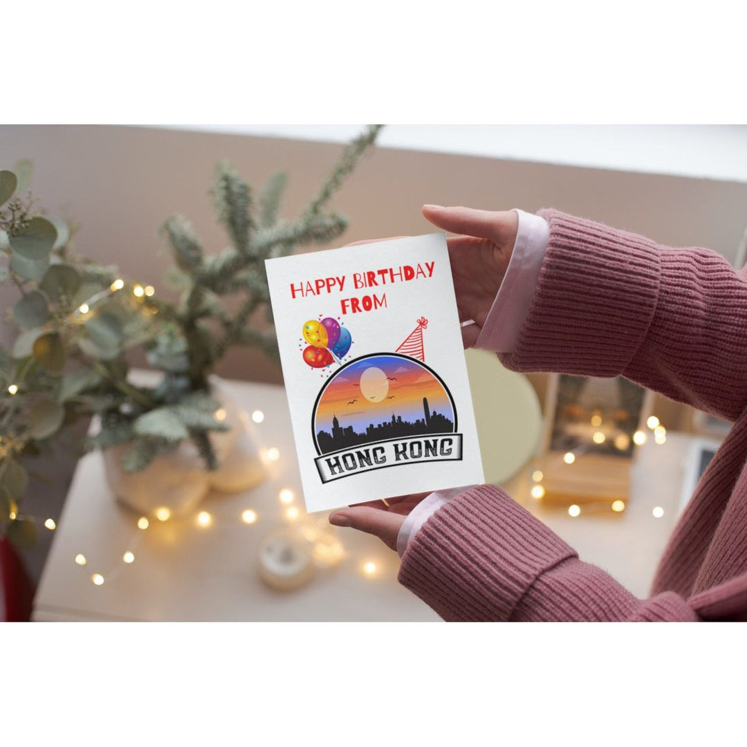 Printable Hong Kong greeting cards - KY designX