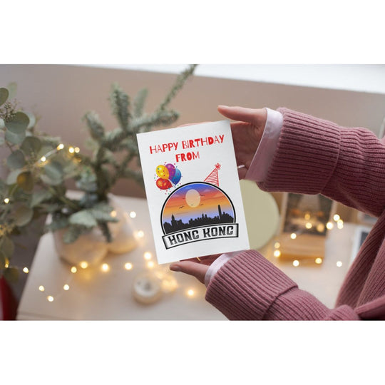 Printable Hong Kong greeting cards - KY designX