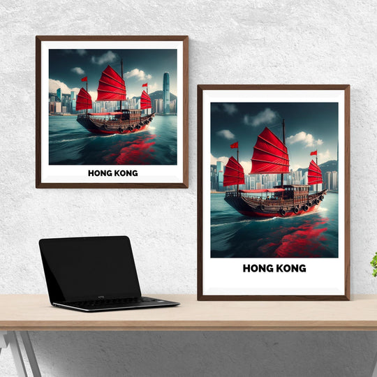 Printable Hong Kong Wall Decor - KY designX