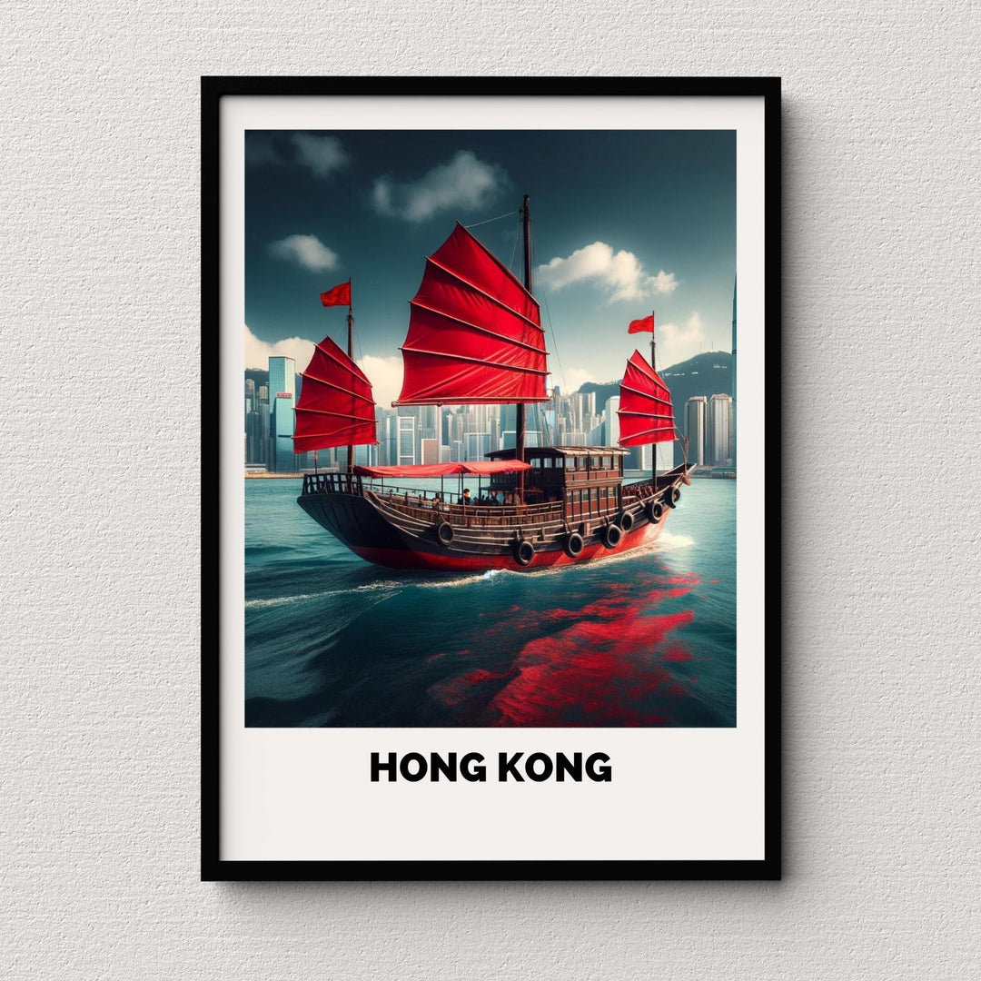 Printable Hong Kong Wall Decor - KY designX