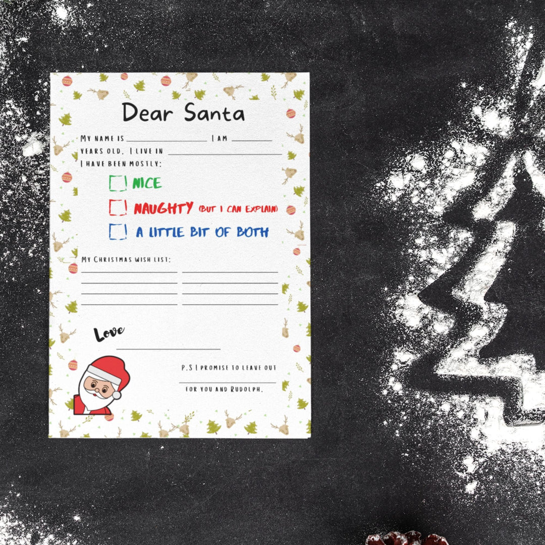 Printable Letter to Father Christmas - KY designX