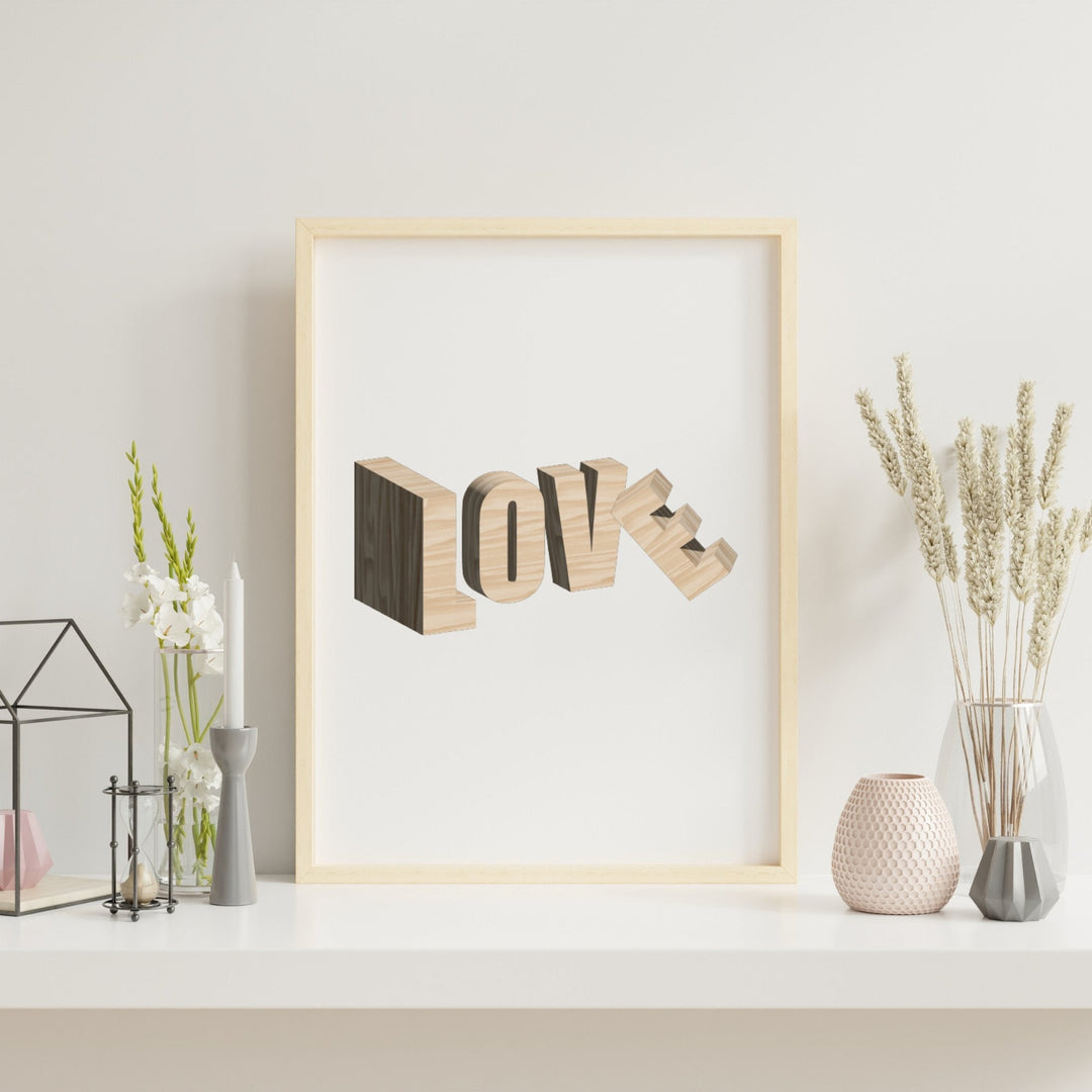 Printable Love wall art - KY designX