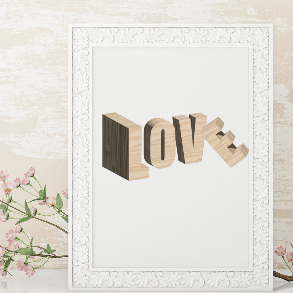 Printable Love wall art - KY designX