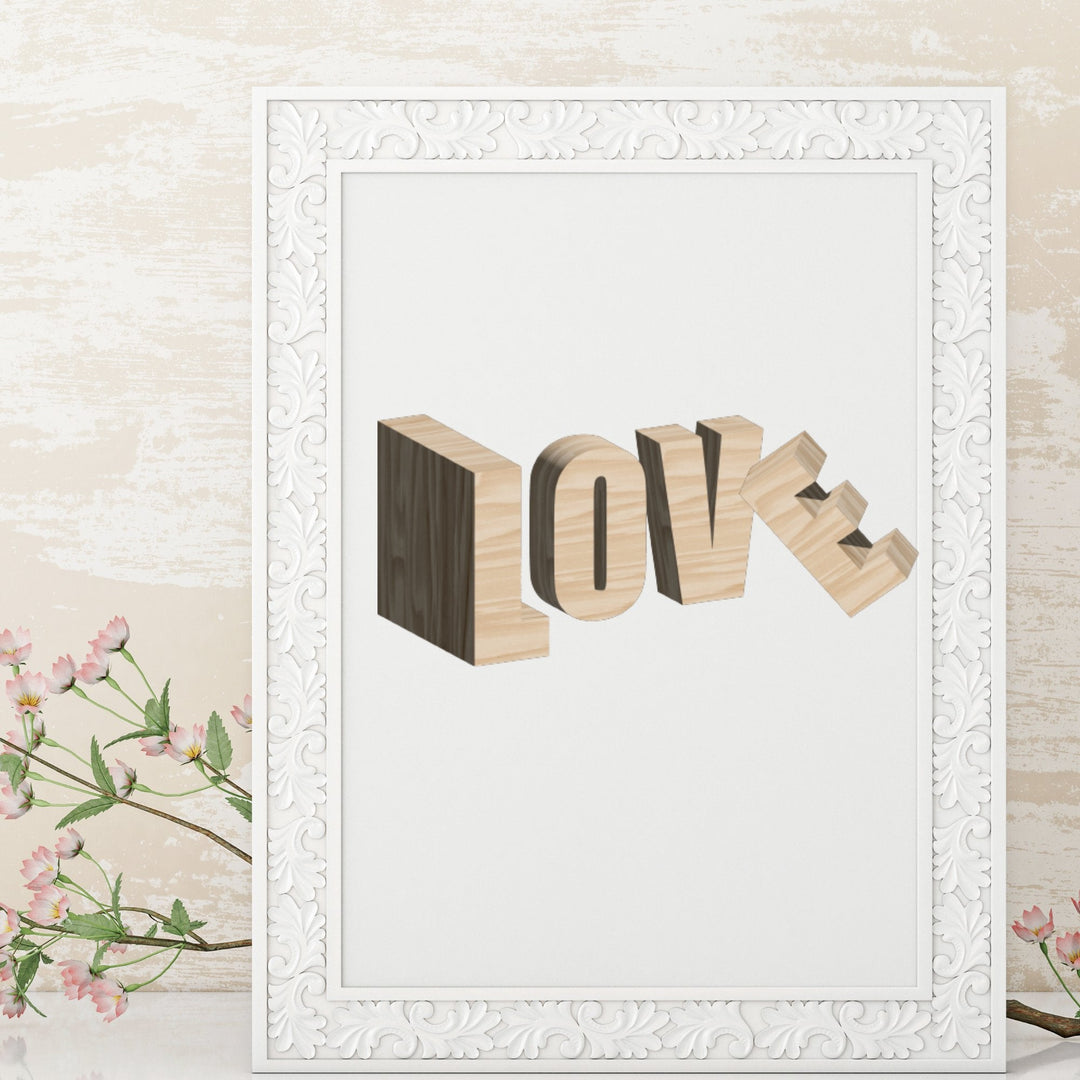 Printable Love wall art - KY designX