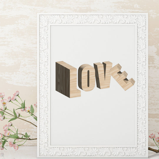 Printable Love wall art - KY designX