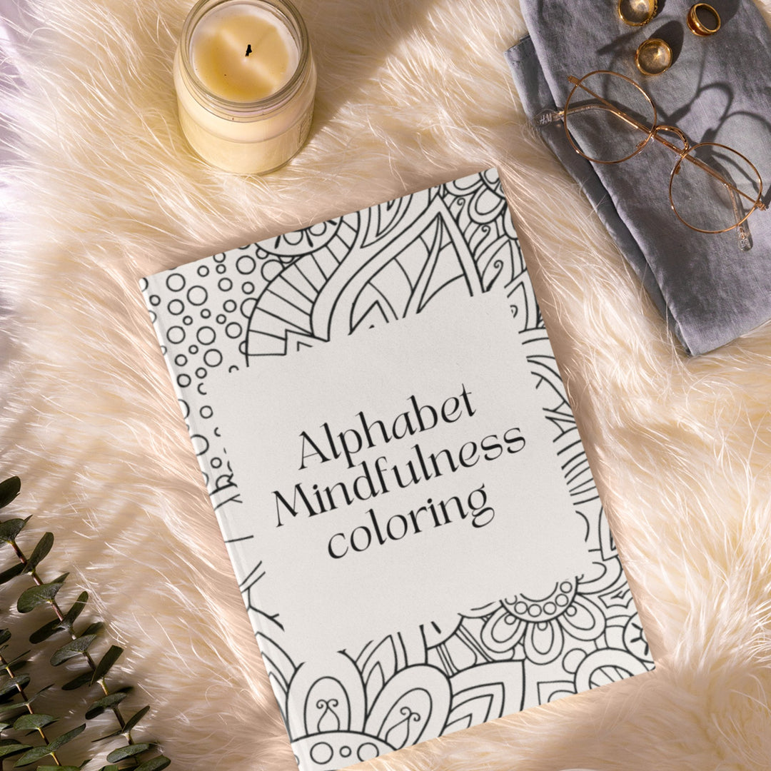 Printable Mindfulness Colouring Letters - KY designX